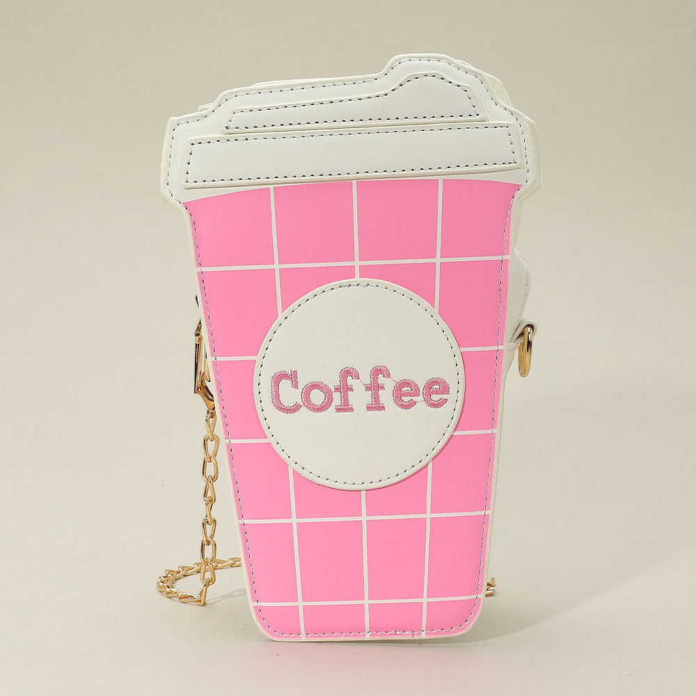 Искусственная кожа Сумка-кроссбод для кофейного стакана FASHNZFAB, розовый
Искусственная кожа Сумка-кроссбод для кофейного стакана FASHNZFAB, розовый