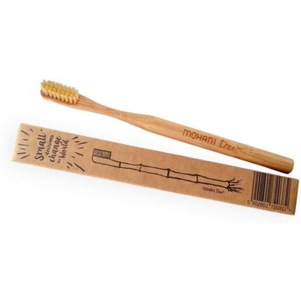 Зубная щетка из натурального бамбука, мягкая - 1 шт., ЭКО Mohani
Зубная щетка из натурального бамбука, мягкая - 1 шт., ЭКО Mohani