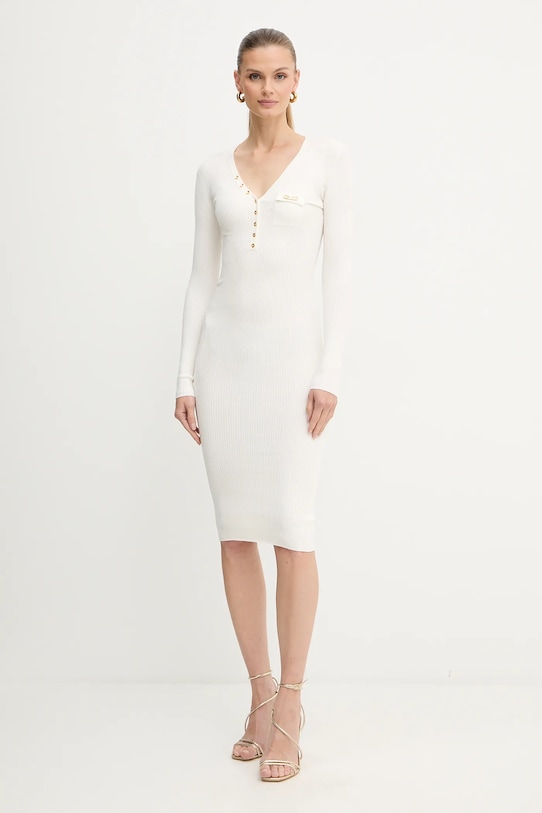 Платье с шелком Elisabetta Franchi, бежевый
Платье с шелком Elisabetta Franchi, бежевый