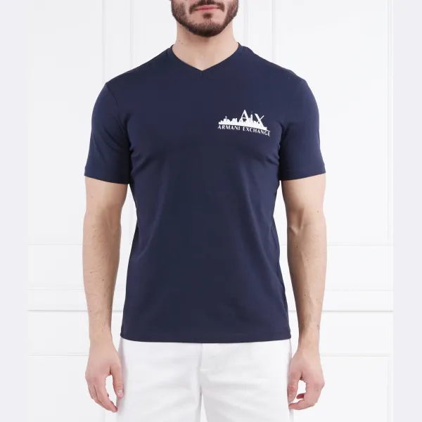 Облегающая футболка Armani Exchange, синий
Облегающая футболка Armani Exchange, синий