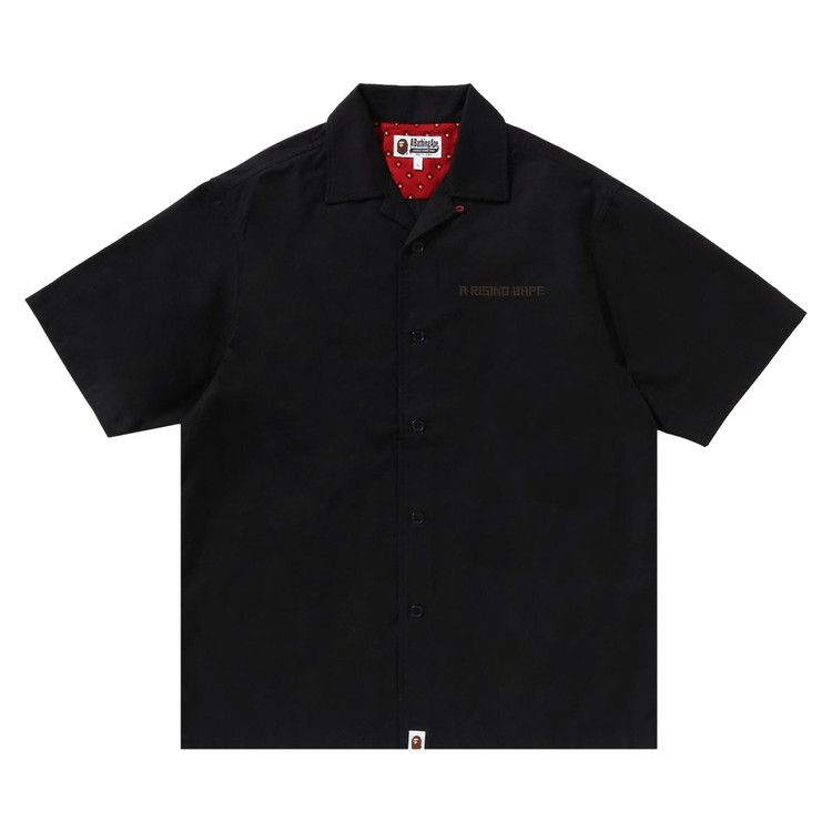 Рубашка BAPE Dragon Embroidery Open Collar Shirt, Black
Рубашка BAPE Dragon Embroidery Open Collar Shirt, Black