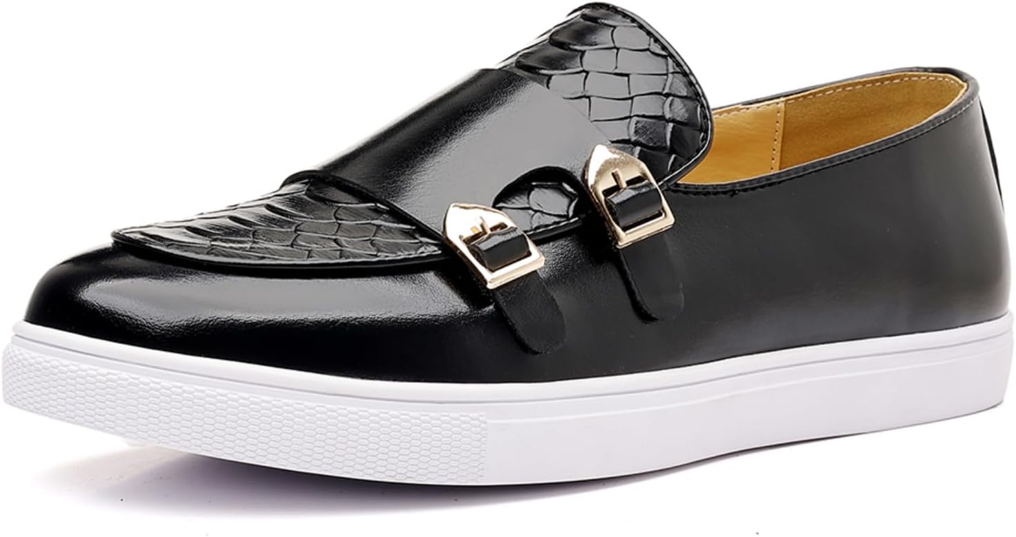 Мужские кожаные пенни-лоферы с узором под крокодила, стильные туфли без шнурков - удобные и прочные для официальных, деловых и повседневных случаев Aokisx, черный
Мужские кожаные пенни-лоферы с узором под крокодила, стильные туфли без шнурков - удобные и прочные для официальных, деловых и повседневных случаев Aokisx, черный