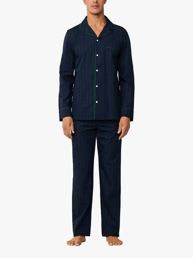 Хлопковый комплект пижамы в клетку Hackett London, Blue Print
Хлопковый комплект пижамы в клетку Hackett London, Blue Print