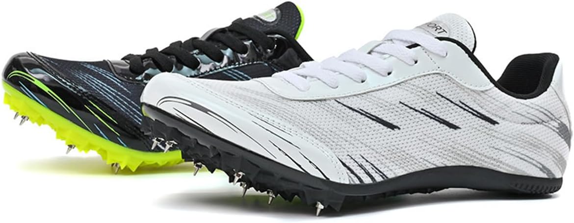 Кроссовки с шипами для бега, мужские и женские, для легкой атлетики, профессиональные дышащие для спринта и соревнований Donfaauk, белый/черный
Кроссовки с шипами для бега, мужские и женские, для легкой атлетики, профессиональные дышащие для спринта и соревнований Donfaauk, белый/черный