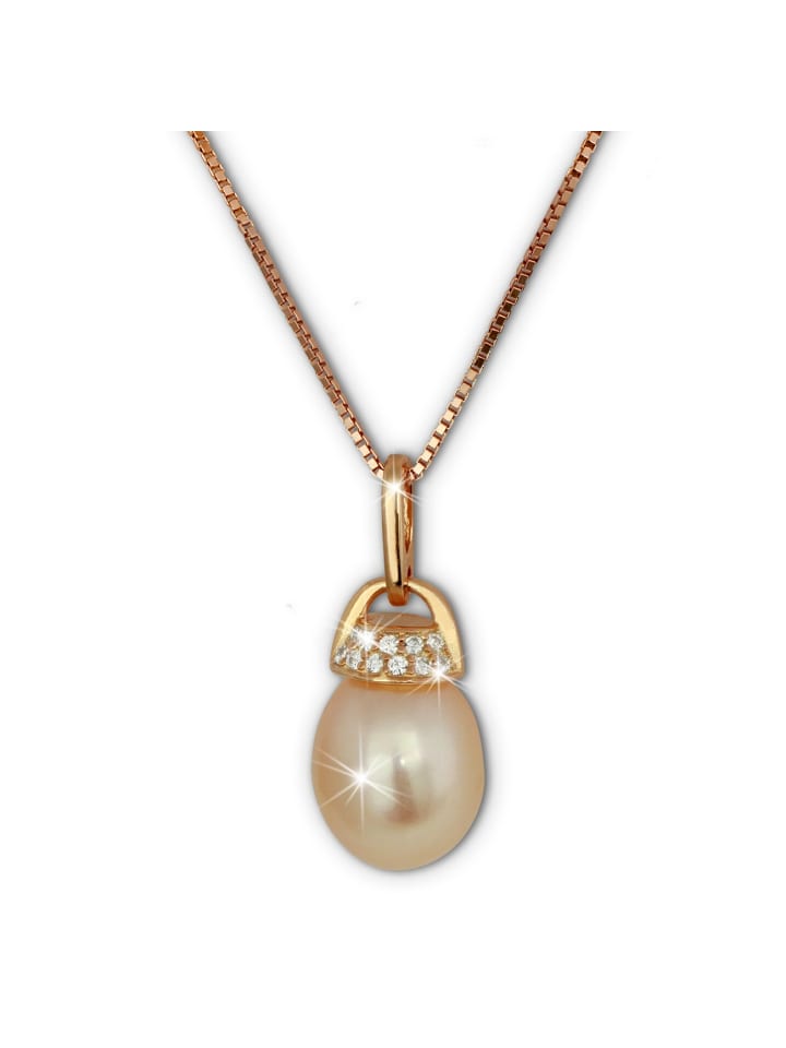 SilberDream Колье из серебра 925 пробы с золотым покрытием (333 проба розового золота), приблизительно 45 см
SilberDream Колье из серебра 925 пробы с золотым покрытием (333 проба розового золота), приблизительно 45 см