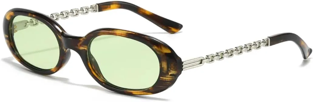 Ретро-солнцезащитные очки с леопардовым принтом, маленькая оправа, овальная форма, для женщин и мужчин, защита от УФ-излучения UV400 TOIPASTN, Leopard Green
Ретро-солнцезащитные очки с леопардовым принтом, маленькая оправа, овальная форма, для женщин и мужчин, защита от УФ-излучения UV400 TOIPASTN, Leopard Green