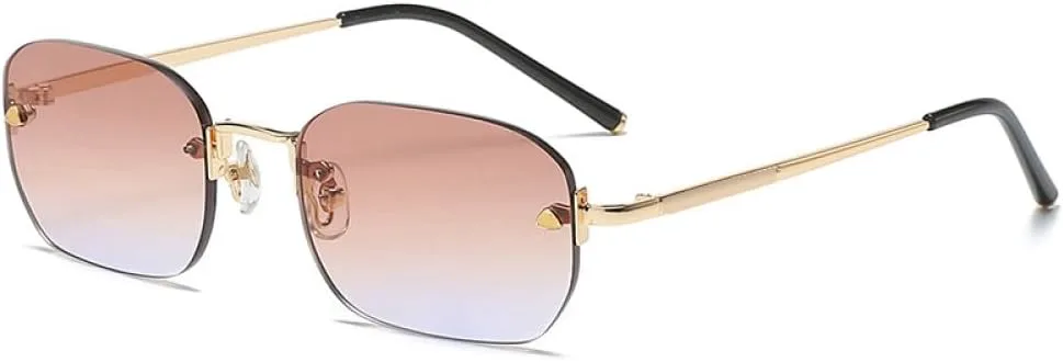 Солнцезащитные очки MUTYNE прямоугольной оправы для женщин, винтажные солнцезащитные очки для мужчин, без оправы, защита от ультрафиолета UV400, C5 Brown Blue
Солнцезащитные очки MUTYNE прямоугольной оправы для женщин, винтажные солнцезащитные очки для мужчин, без оправы, защита от ультрафиолета UV400, C5 Brown Blue