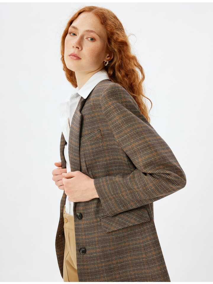 Блейзер KOTON Blazer, цвет Braun Karomuster
Блейзер KOTON Blazer, цвет Braun Karomuster