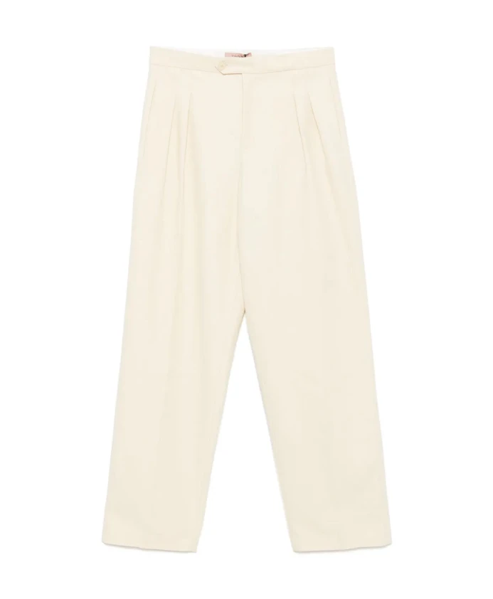 Элегантные бежевые брюки с розовыми складками. Twinset, бежевый
Элегантные бежевые брюки с розовыми складками. Twinset, бежевый