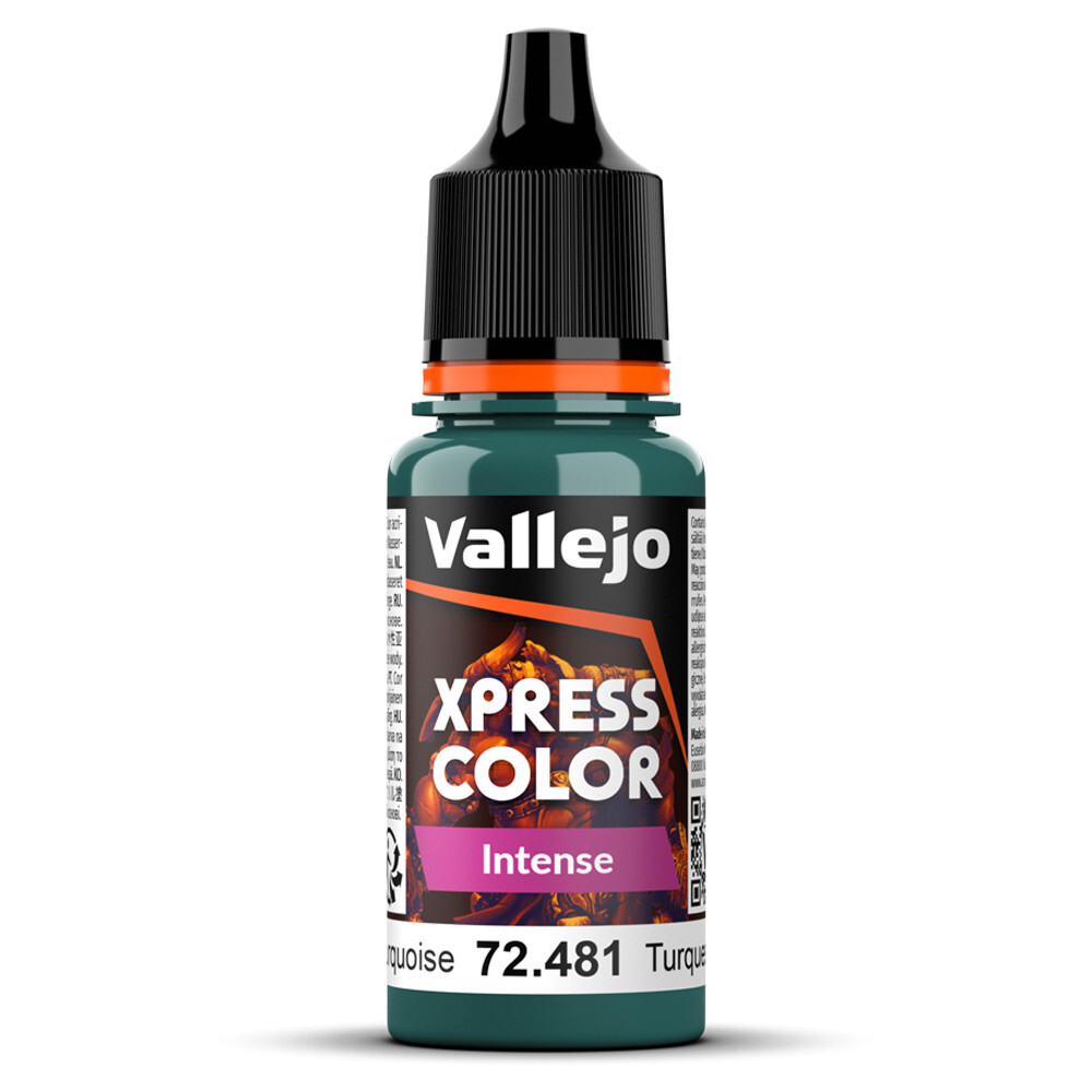 Аксессуары Vallejo Game Color: Xpress Color Intense - Heretic Turquoise (18ml)
Аксессуары Vallejo Game Color: Xpress Color Intense - Heretic Turquoise (18ml)