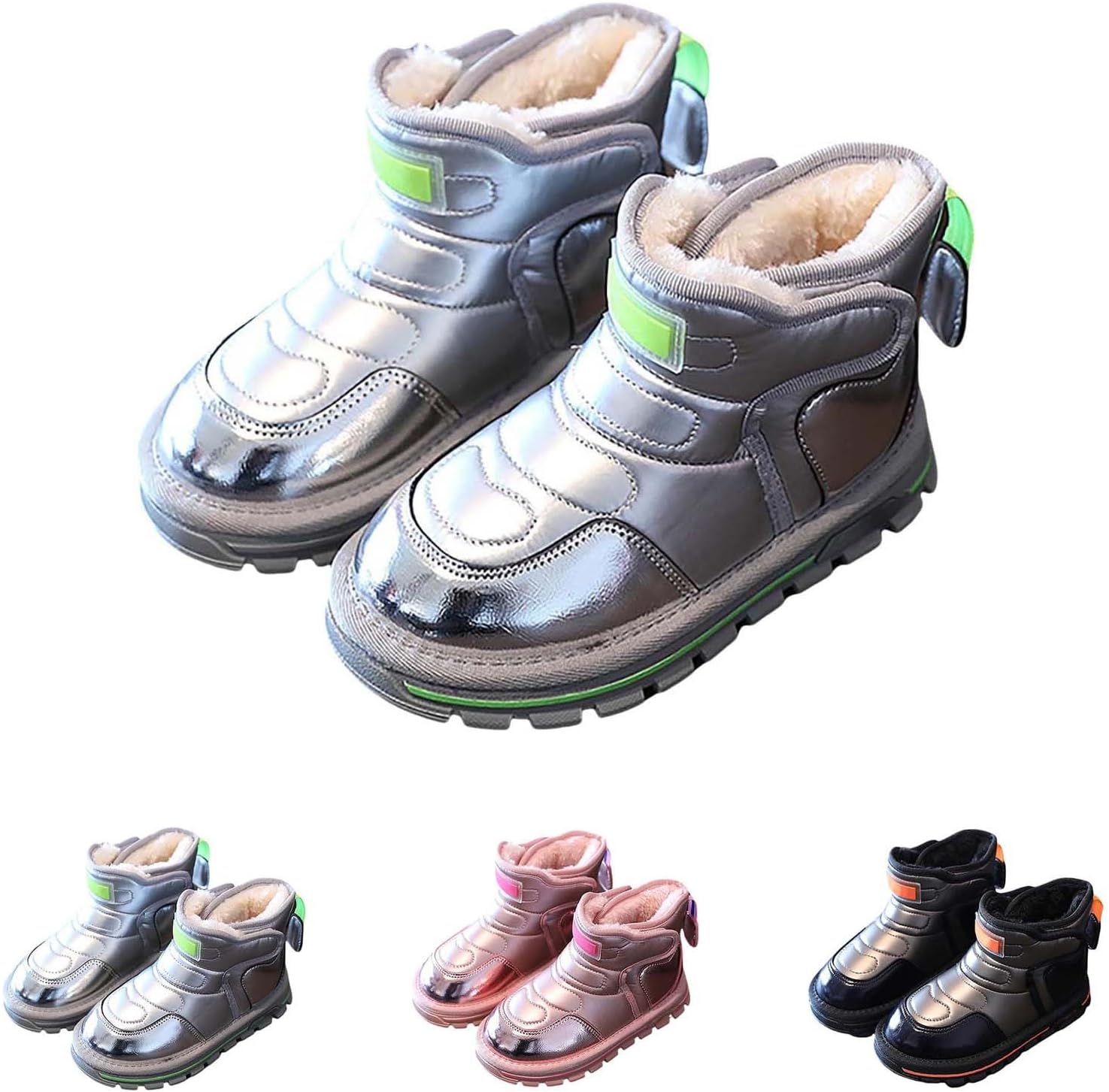 Детские зимние сапожки для малышей, девочек и мальчиков, водонепроницаемые, с флисовой подкладкой, противоскользящие, на щиколотку, удобная теплая обувь для активного отдыха Generic, Pink
Детские зимние сапожки для малышей, девочек и мальчиков, водонепроницаемые, с флисовой подкладкой, противоскользящие, на щиколотку, удобная теплая обувь для активного отдыха Generic, Pink