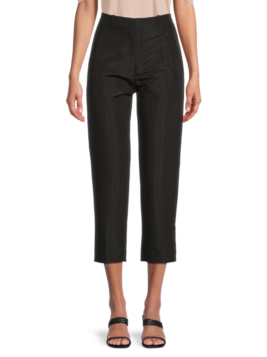 Укороченные шелковые брюки Valentino, цвет Nero
Укороченные шелковые брюки Valentino, цвет Nero