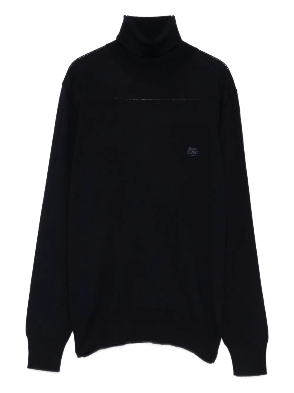 Свитер с вышитым логотипом ETRO, синий
Свитер с вышитым логотипом ETRO, синий