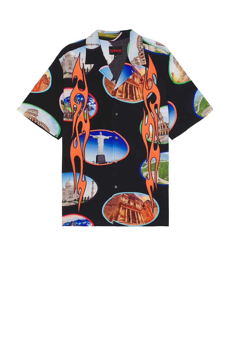 Футболка лагеря 7 чудес Pleasures, черный
Футболка лагеря 7 чудес Pleasures, черный