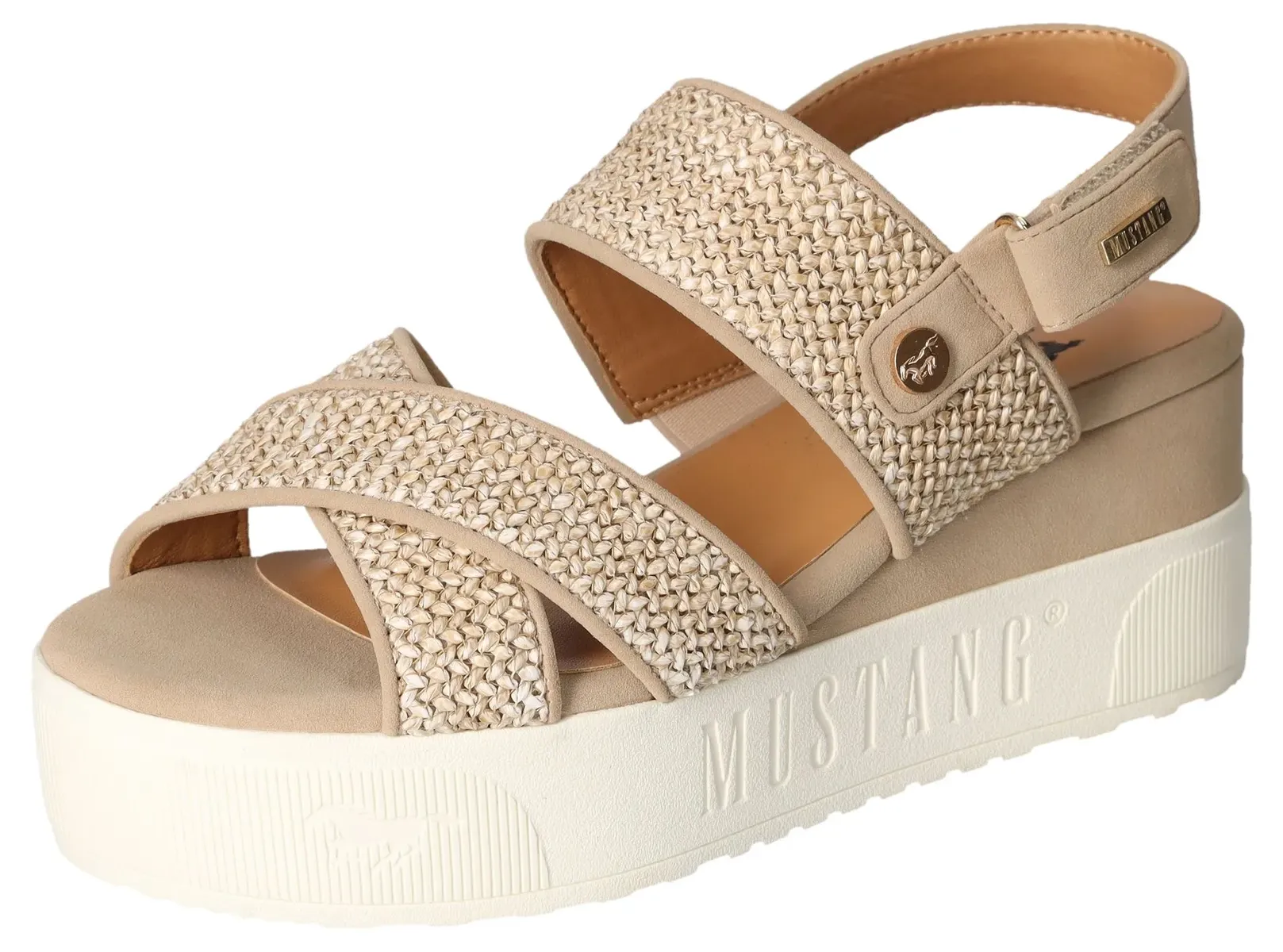 Сандалии Mustang Shoes, летние туфли, босоножки, танкетка на легкой платформе, бежевый
Сандалии Mustang Shoes, летние туфли, босоножки, танкетка на легкой платформе, бежевый