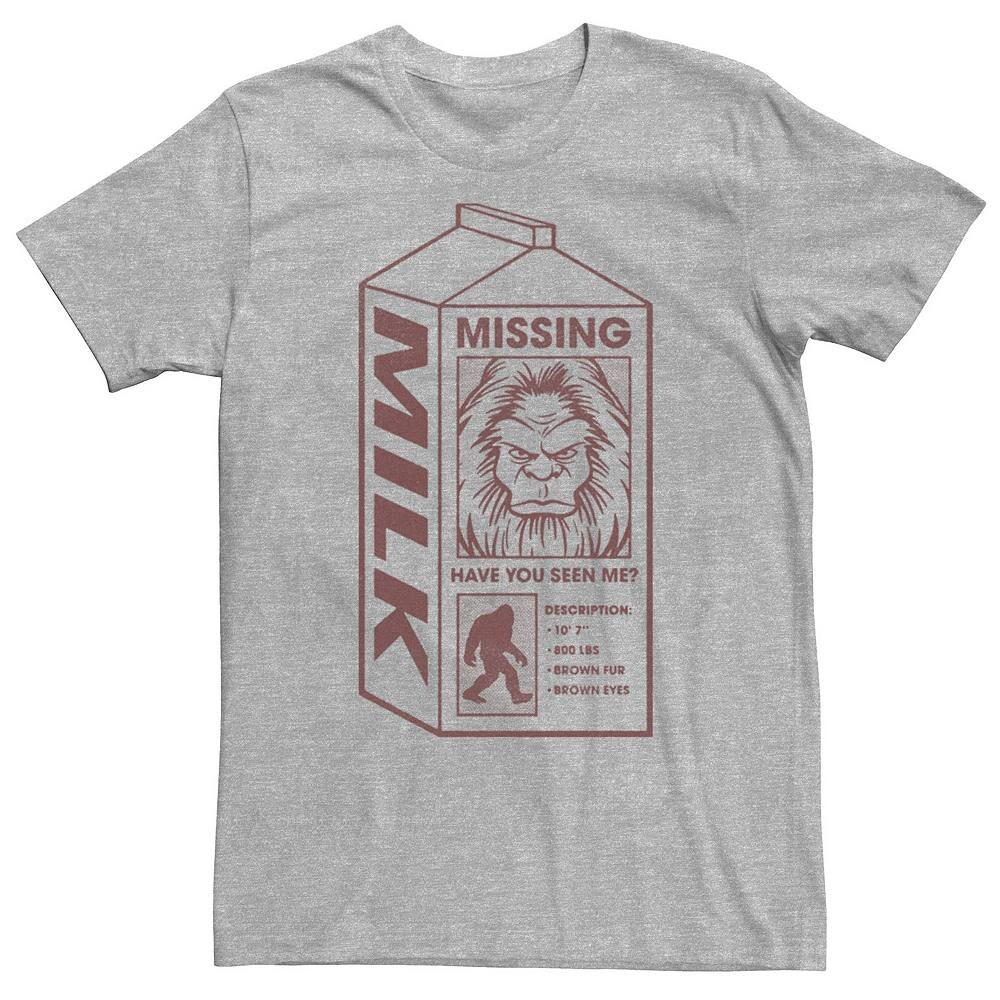 Мужская футболка с рисунком Missing Bigfoot в упаковке из-под молока Licensed Character, цвет Athletic Heather
Мужская футболка с рисунком Missing Bigfoot в упаковке из-под молока Licensed Character, цвет Athletic Heather