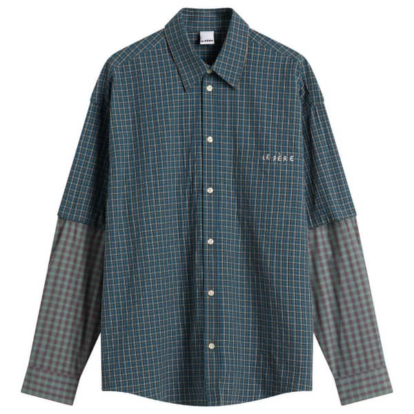 Футболка Le pere с отстегивающимся рукавом Le Père, Blue Check
Футболка Le pere с отстегивающимся рукавом Le Père, Blue Check