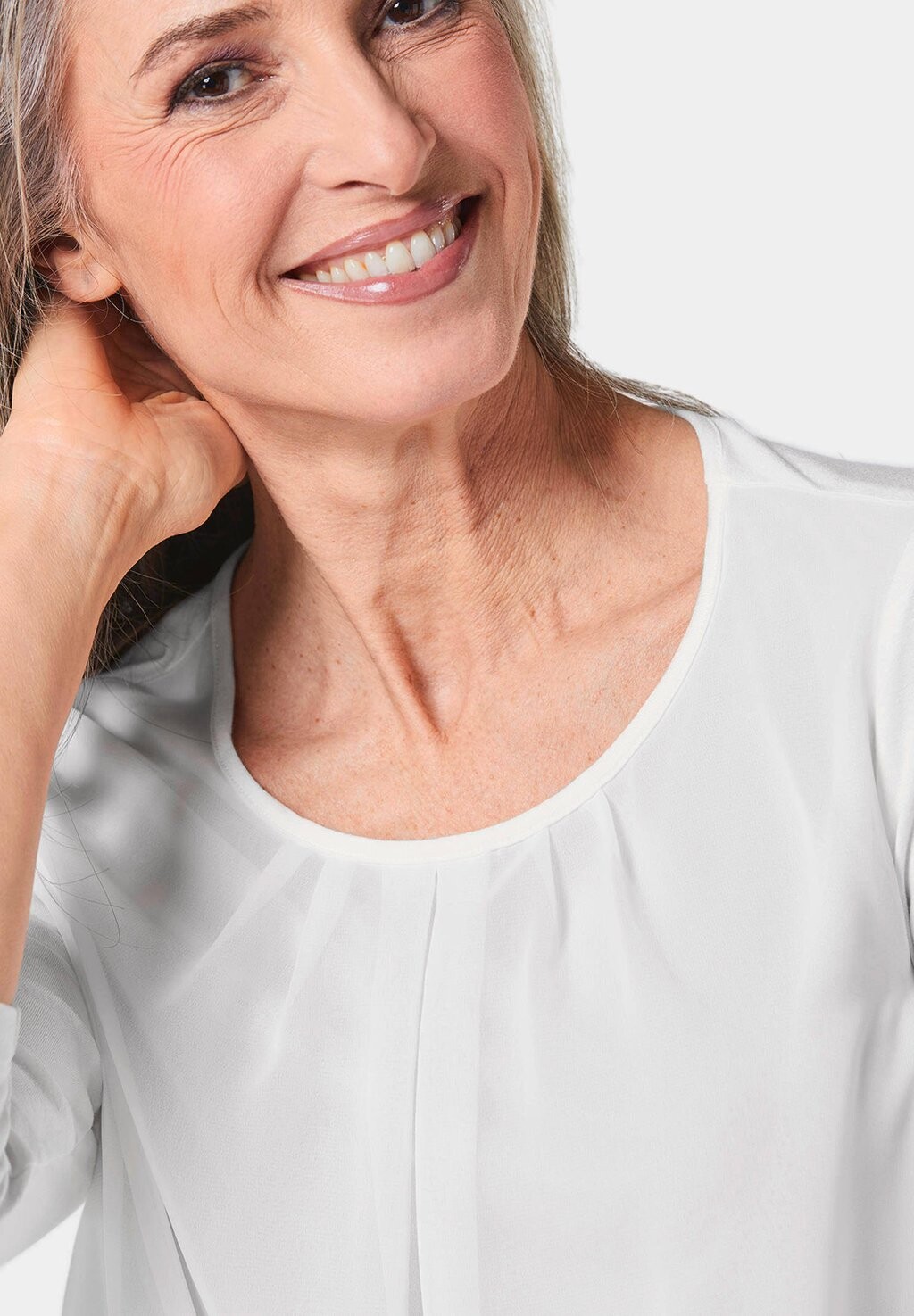 Топ с длинными рукавами GOLDNER, белый
Топ с длинными рукавами GOLDNER, белый