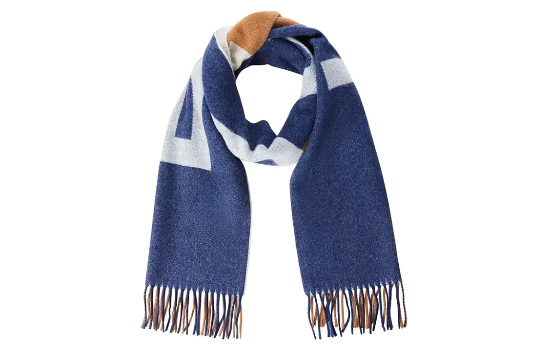 Вязаный шарф унисекс BALLY, синий
Вязаный шарф унисекс BALLY, синий