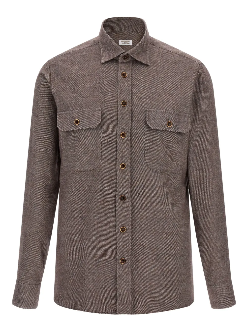 Рубашка с длинными рукавами Borriello Napoli, коричневый
Рубашка с длинными рукавами Borriello Napoli, коричневый