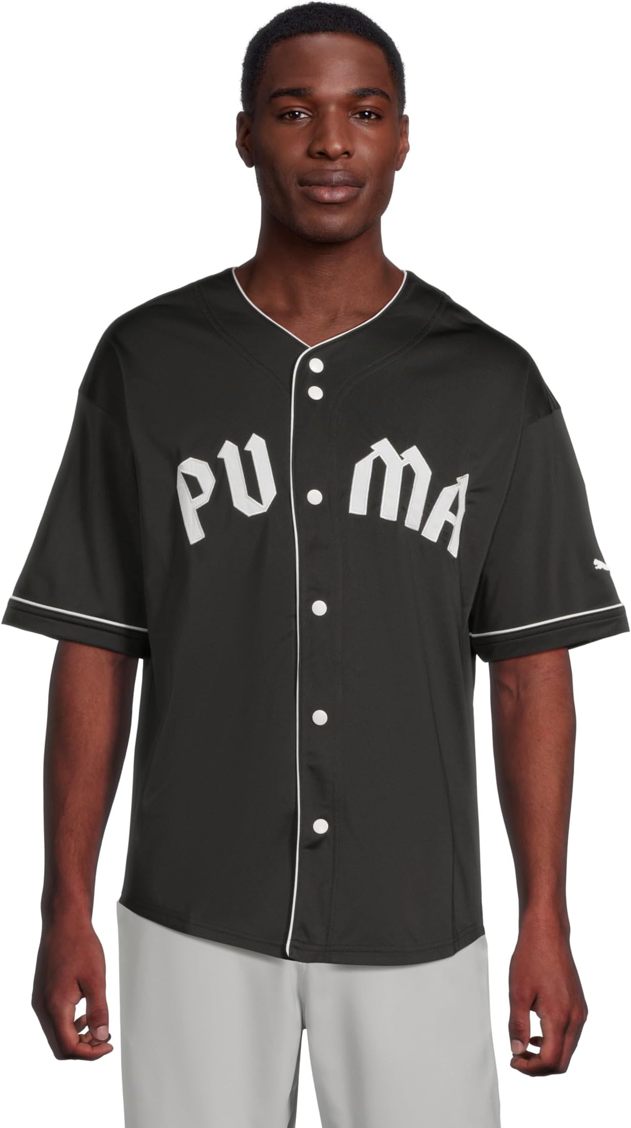 Мужская бейсбольная майка свободного покроя PUMA, Puma Black
Мужская бейсбольная майка свободного покроя PUMA, Puma Black
