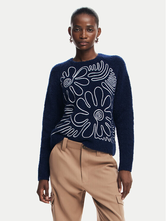 Свитер обычного кроя Desigual, синий
Свитер обычного кроя Desigual, синий