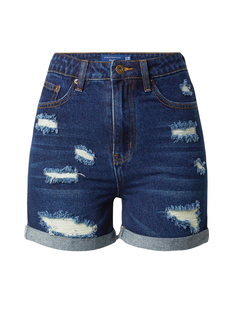Джинсовые шорты AÉROPOSTALE Regular Jeans, темно-синий
Джинсовые шорты AÉROPOSTALE Regular Jeans, темно-синий