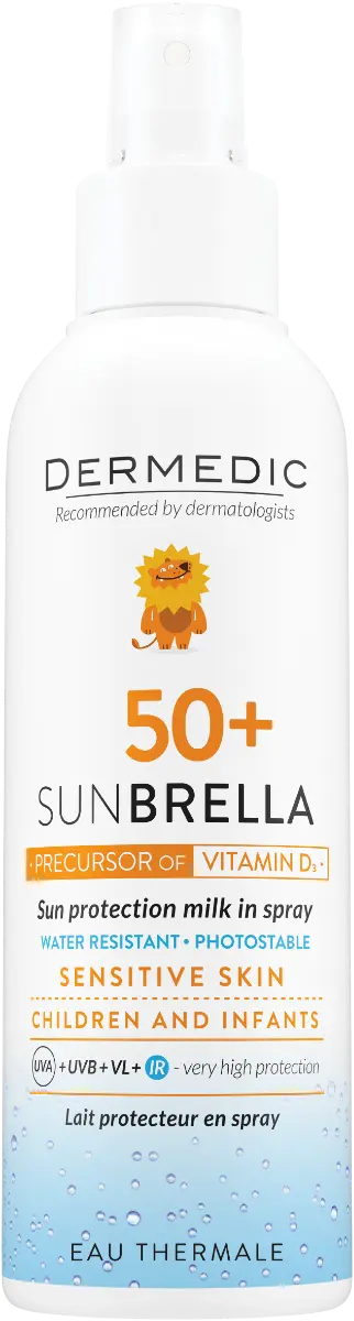 Dermedic Sunbrella Baby SPF50+ защитное молочко для детей, 150 ml
Dermedic Sunbrella Baby SPF50+ защитное молочко для детей, 150 ml