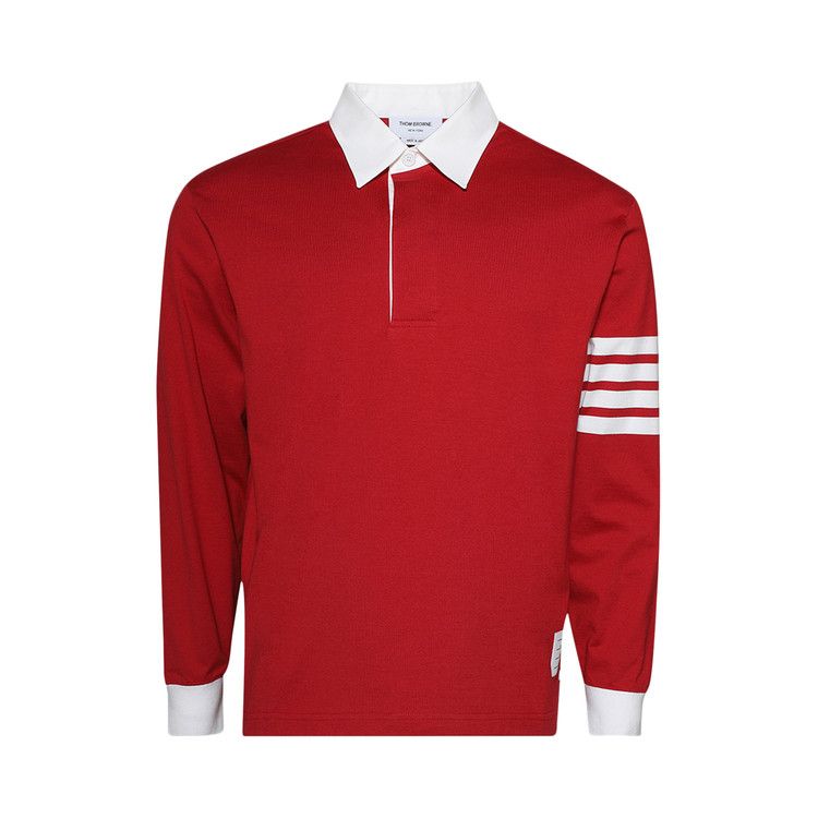 Поло Thom Browne Oversized Long Sleeve Rugby Polo 'Red'
Поло Thom Browne Oversized Long Sleeve Rugby Polo 'Red'