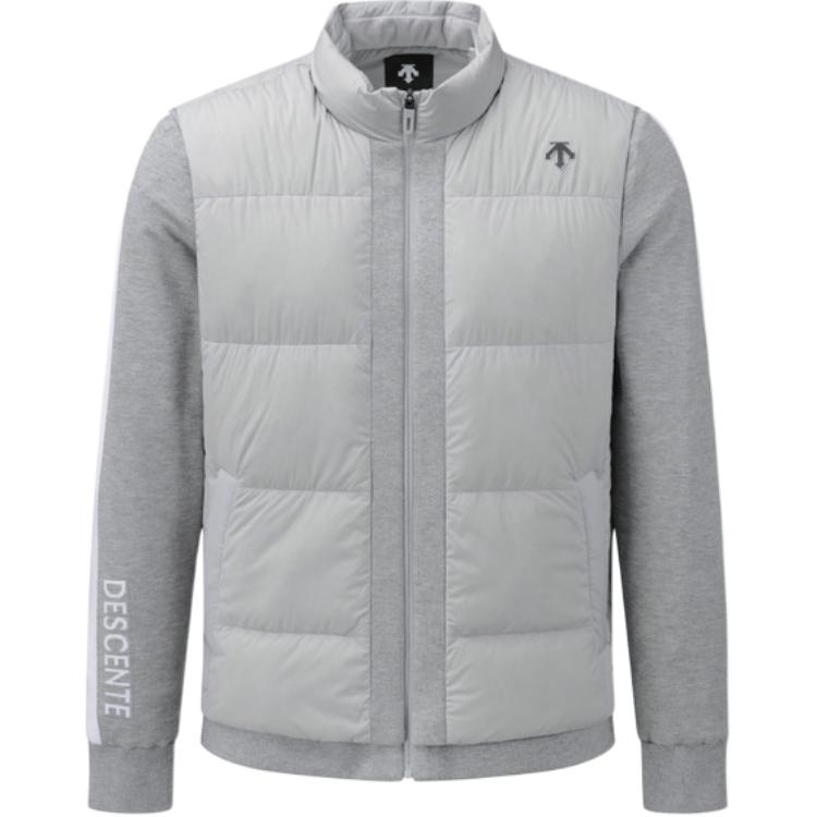 Мужская пуховая куртка с воротником-стойкой, средней высоты Descente, серый
Мужская пуховая куртка с воротником-стойкой, средней высоты Descente, серый