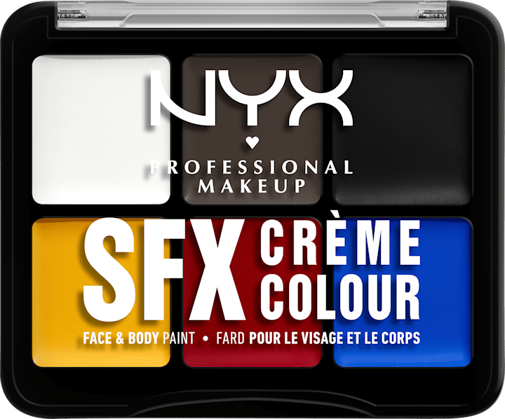 Тени для век NYX PROFESSIONAL MAKEUP Farbpalette SFX Face & Body Paint Palette Primary, 1 St
Тени для век NYX PROFESSIONAL MAKEUP Farbpalette SFX Face & Body Paint Palette Primary, 1 St