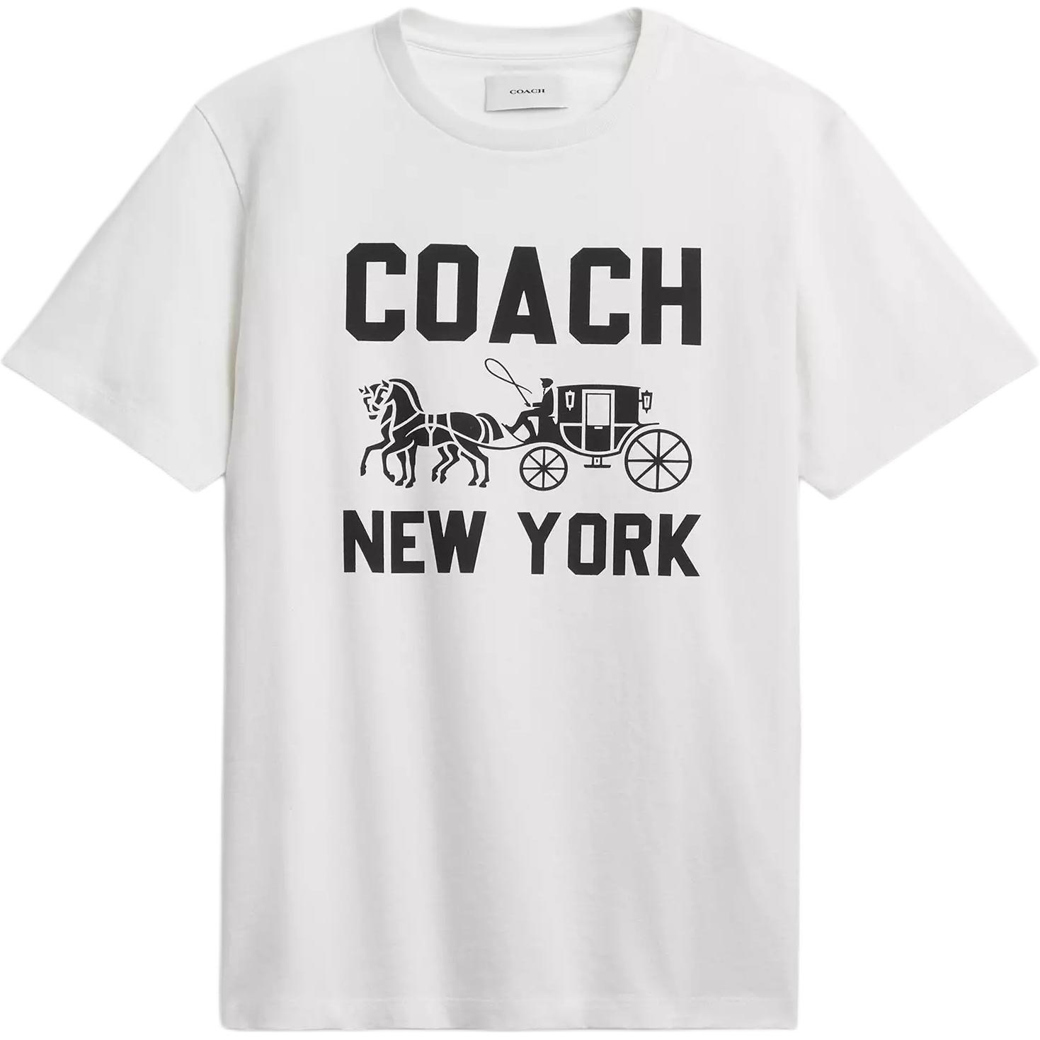 COACH Футболка мужская белая, Белый, COACH Футболка мужская белая
COACH Футболка мужская белая, Белый, COACH Футболка мужская белая