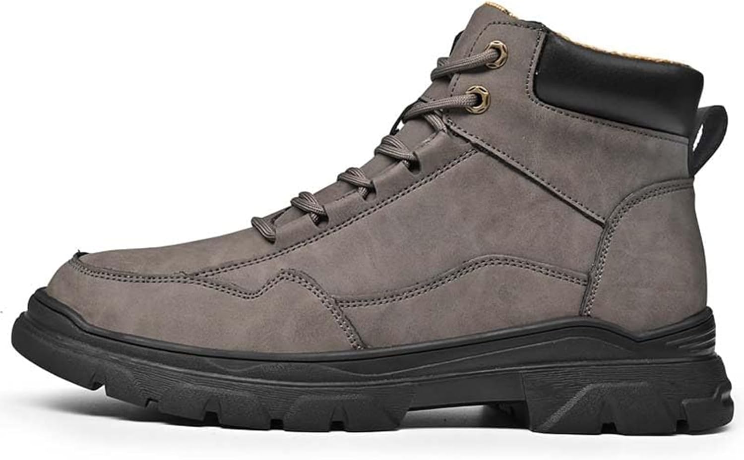 Мужские кожаные водонепроницаемые походные ботинки на шнуровке, легкие, стильные, высокие, удобные, для улицы, с противоскользящей подошвой, повседневные ботинки Чакка, рабочие Generic, серый
Мужские кожаные водонепроницаемые походные ботинки на шнуровке, легкие, стильные, высокие, удобные, для улицы, с противоскользящей подошвой, повседневные ботинки Чакка, рабочие Generic, серый