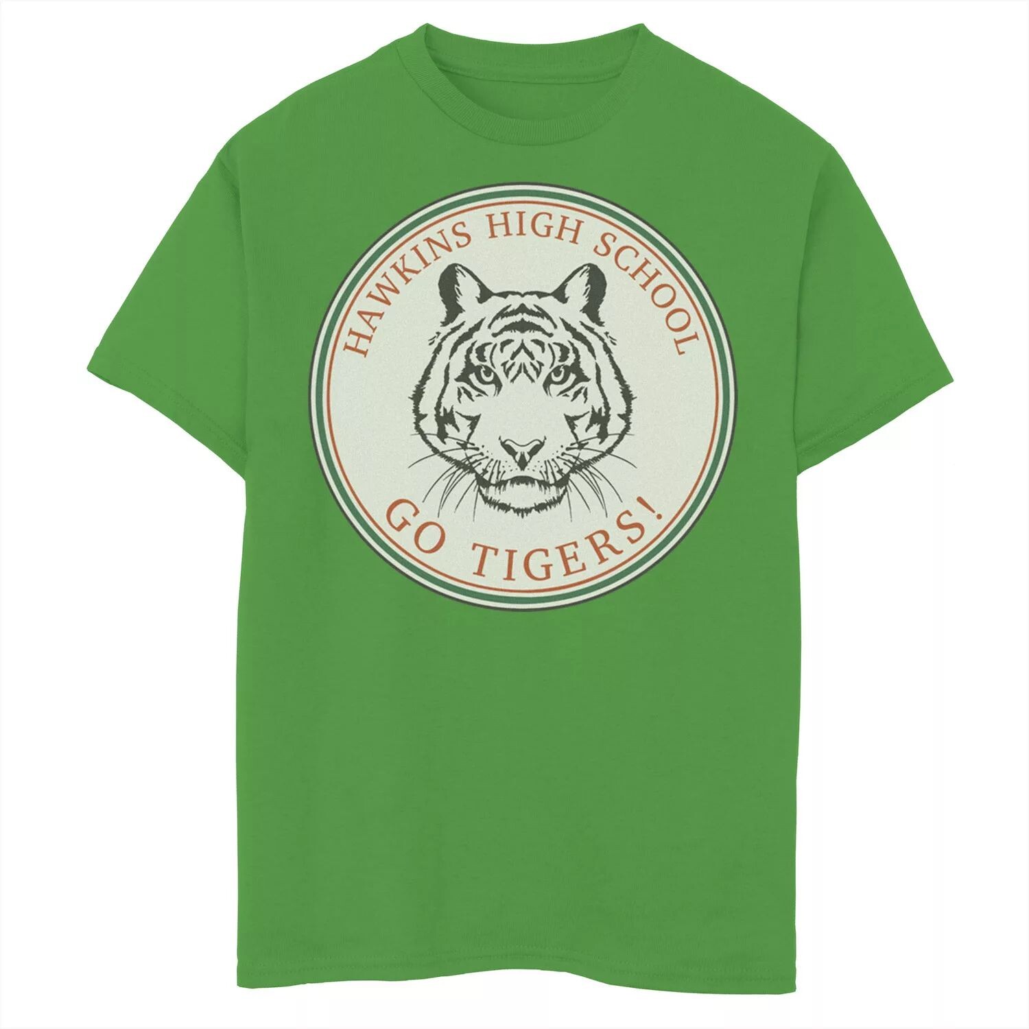 Футболка с логотипом Netflix «Очень странные дела» Hawkins High School для мальчиков 8–20 лет Go Tigers Licensed Character
Футболка с логотипом Netflix «Очень странные дела» Hawkins High School для мальчиков 8–20 лет Go Tigers Licensed Character