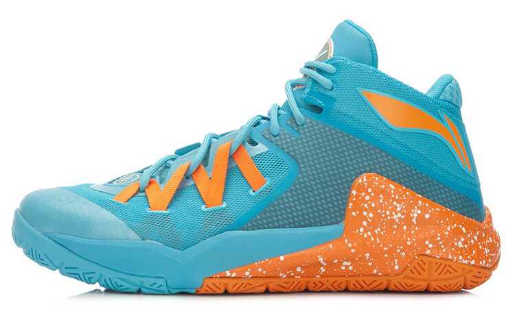 Баскетбольные кроссовки All In Team 3 унисекс среднего размера, синие/оранжевые Lining 
Баскетбольные кроссовки All In Team 3 унисекс среднего размера, синие/оранжевые Lining