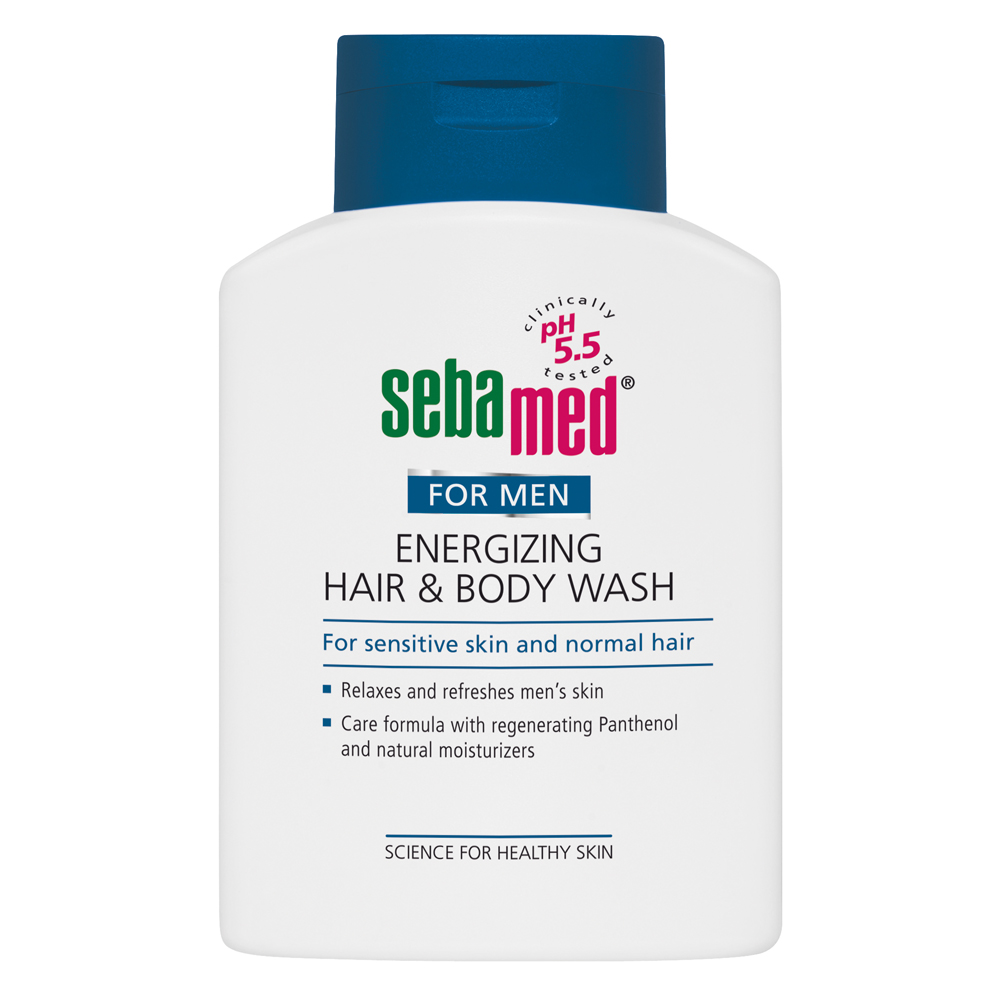 Шампунь для волос и гель для душа для мужчин for men energizing hair & body wash Sebamed, 200 мл
Шампунь для волос и гель для душа для мужчин for men energizing hair & body wash Sebamed, 200 мл
