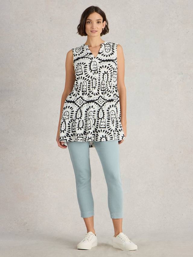 Туника Macie Cotton с абстрактным принтом White Stuff, Ivory/Black
Туника Macie Cotton с абстрактным принтом White Stuff, Ivory/Black