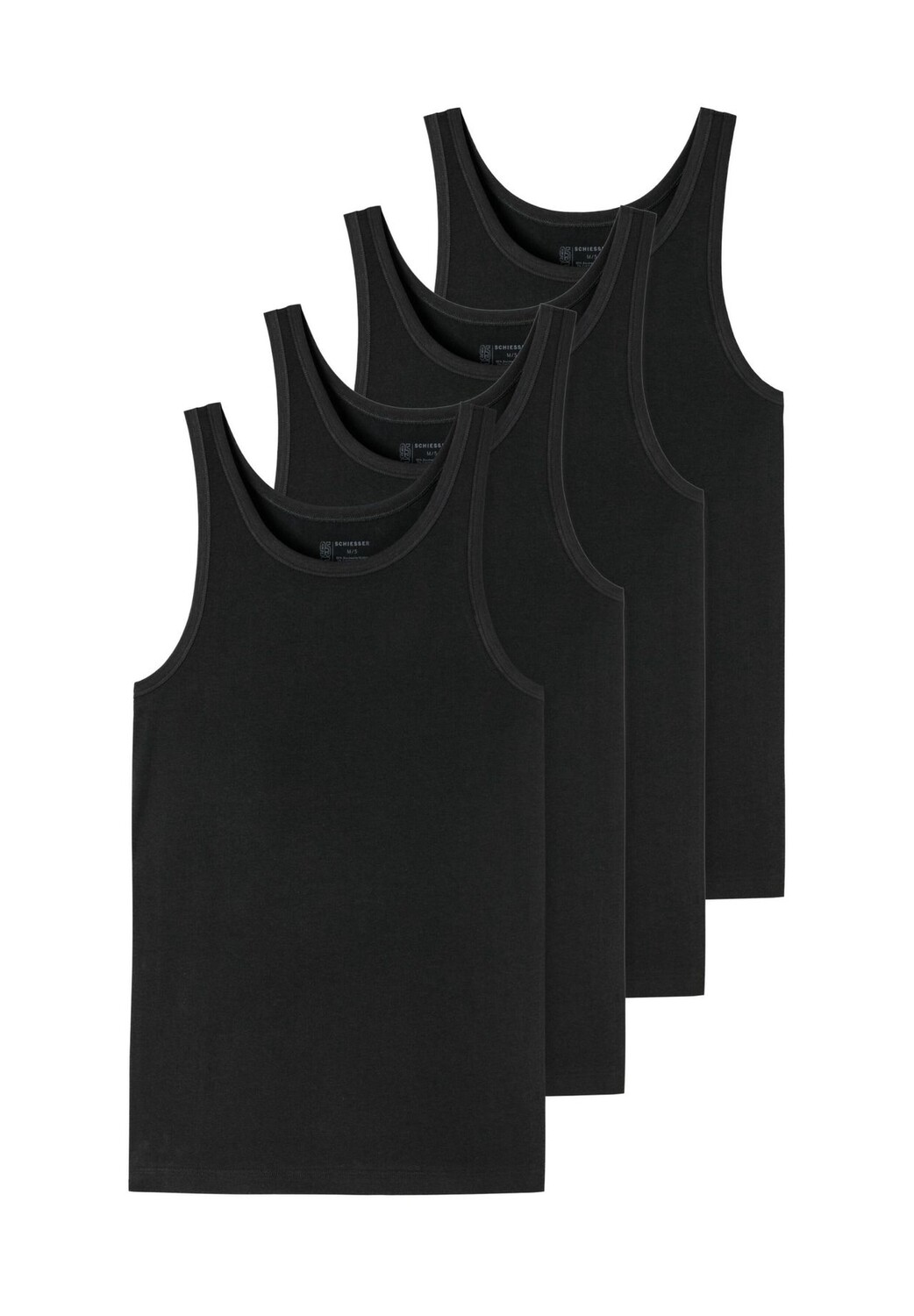 Майка/майка, 4 шт. в упаковке - 95/5 - натуральный хлопок SCHIESSER, черный
Майка/майка, 4 шт. в упаковке - 95/5 - натуральный хлопок SCHIESSER, черный