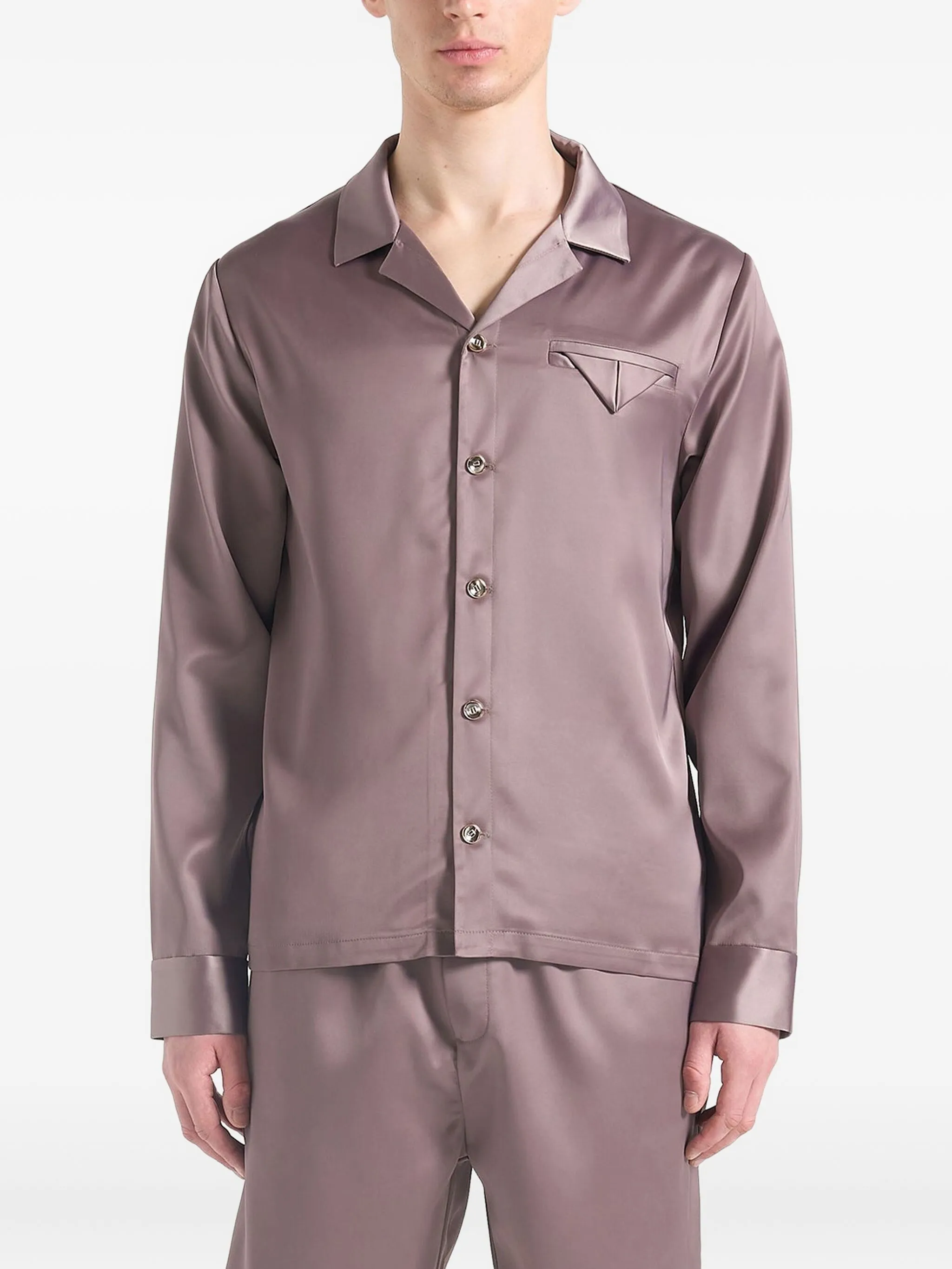 Атласная рубашка Constant Manière De Voir, коричневый
Атласная рубашка Constant Manière De Voir, коричневый