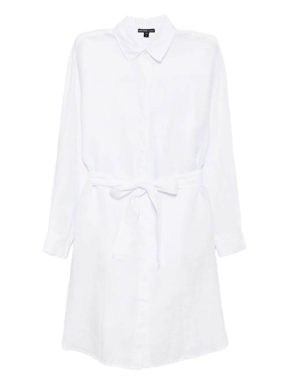 Льняное платье-рубашка James Perse, белый
Льняное платье-рубашка James Perse, белый