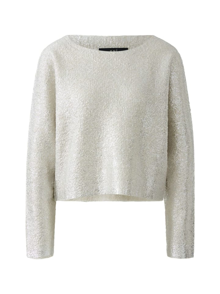 Свитер с серебряным камнем Oui
Свитер с серебряным камнем Oui