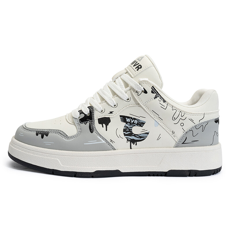 Кеды, обувь для скейтбординга Jwvr X унисекс с низким верхом Abciu, цвет White-black + white-gray
Кеды, обувь для скейтбординга Jwvr X унисекс с низким верхом Abciu, цвет White-black + white-gray