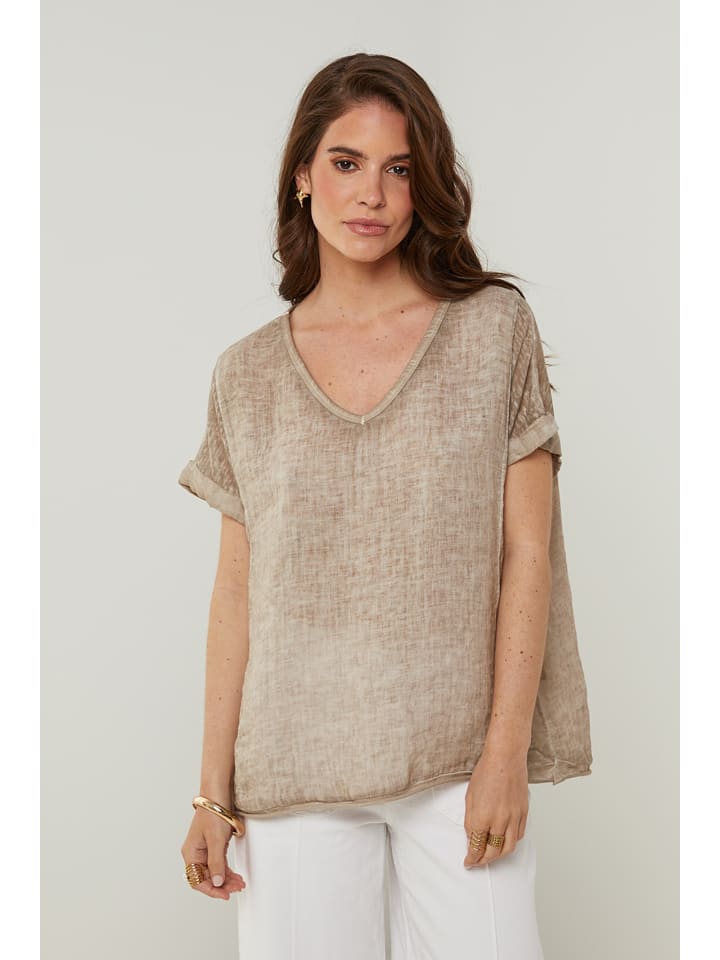 Rodier Lin Льняная футболка цвета таупе, Коричневый, Rodier Lin Льняная футболка цвета таупе
Rodier Lin Льняная футболка цвета таупе, Коричневый, Rodier Lin Льняная футболка цвета таупе