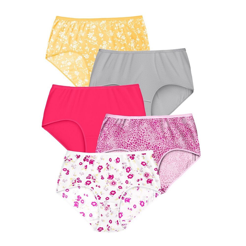 Женские хлопковые трусы больших размеров Comfort Choice, 5 шт., цвет Floral Print
Женские хлопковые трусы больших размеров Comfort Choice, 5 шт., цвет Floral Print