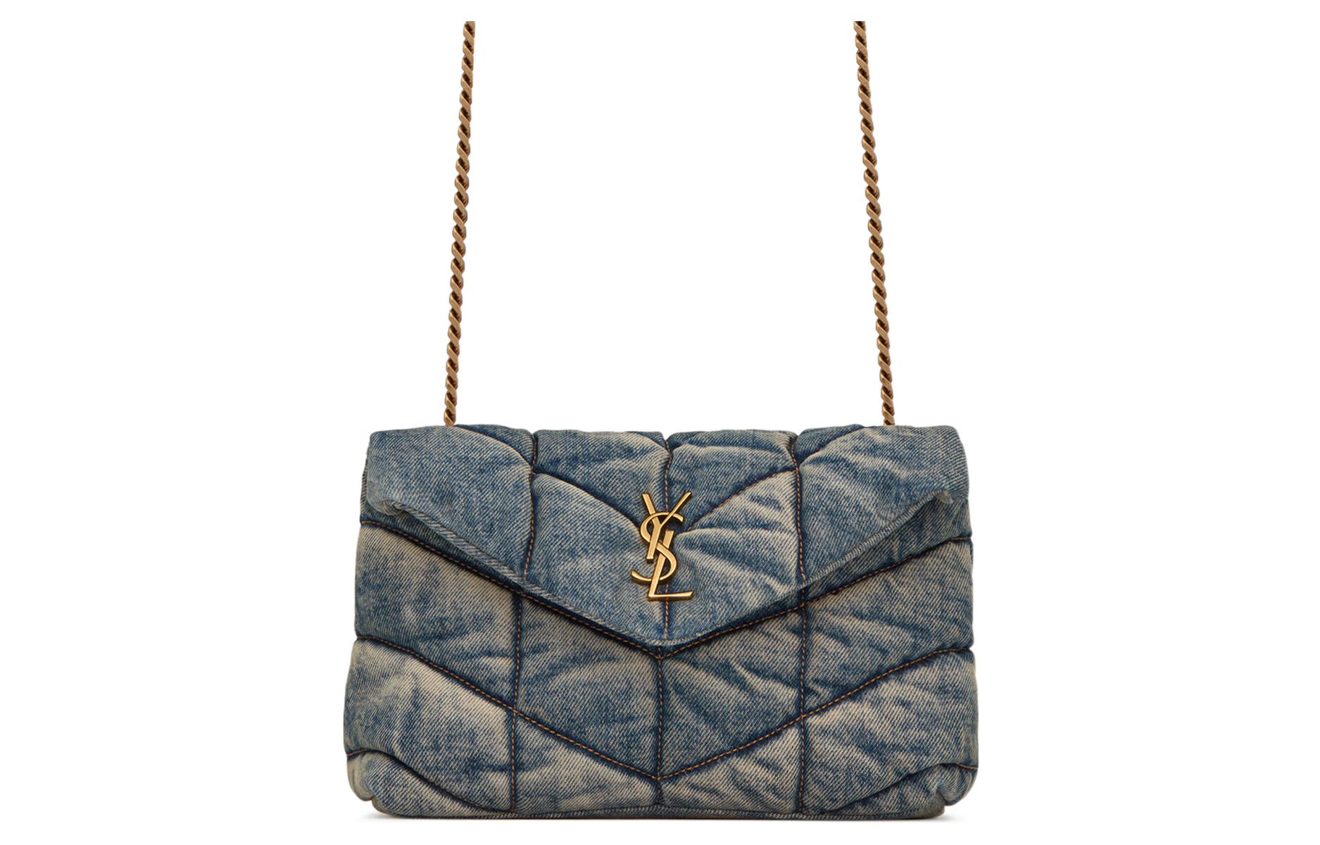 SAINT LAURENT Джинсовая сумка через плечо мини женская синяя
SAINT LAURENT Джинсовая сумка через плечо мини женская синяя