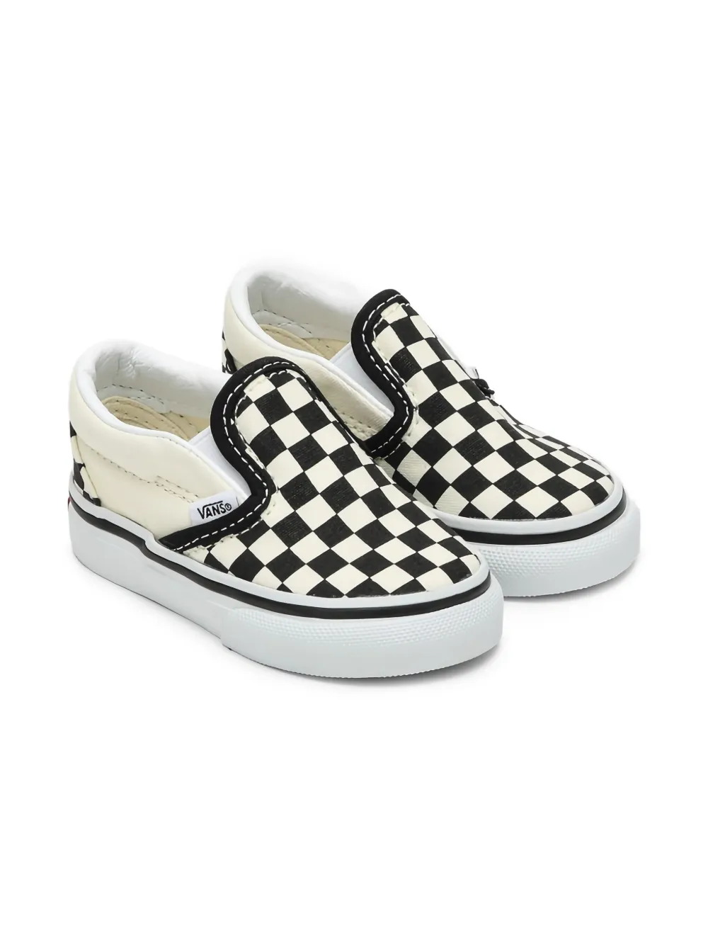 Слипоны в шахматную клетку Vans Kids, белый
Слипоны в шахматную клетку Vans Kids, белый