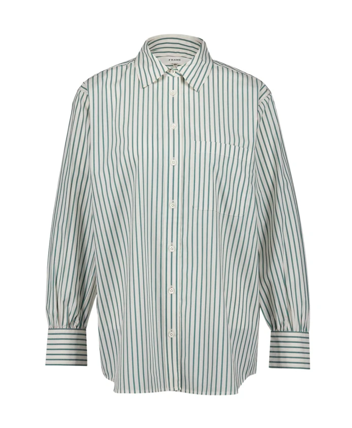 Рубашка с несколькими пуговицами, зеленая, с драгоценным камнем. Frame, мультиколор
Рубашка с несколькими пуговицами, зеленая, с драгоценным камнем. Frame, мультиколор