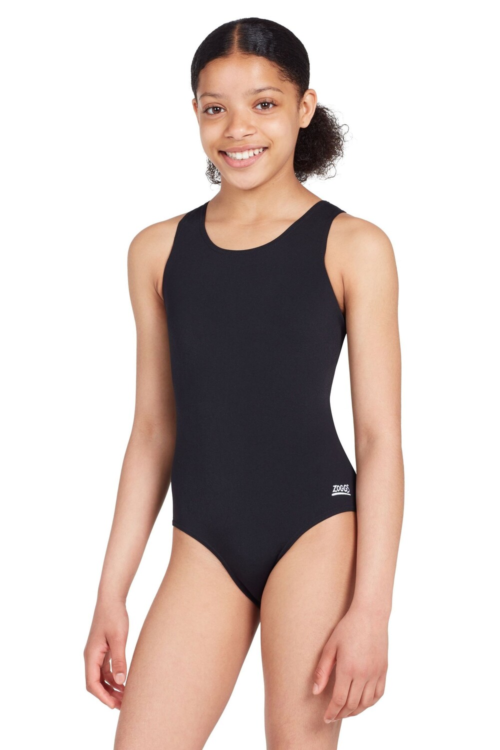 Купальник со спортивной спиной из хлопка для девочек Zoggs, черный
Купальник со спортивной спиной из хлопка для девочек Zoggs, черный