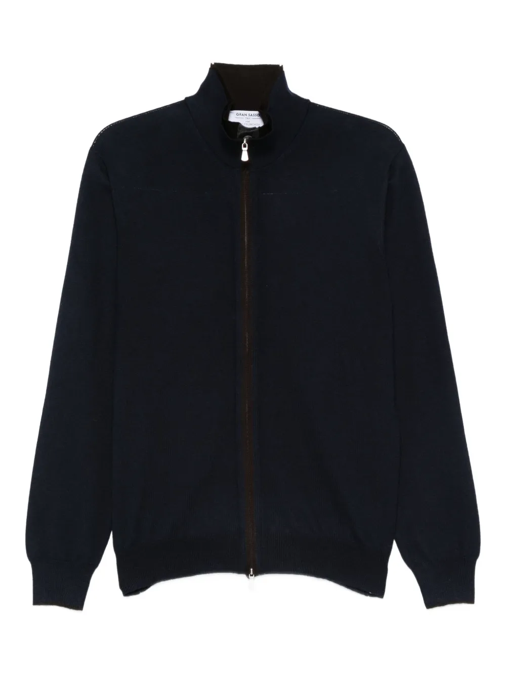 Шерстяной кардиган на молнии Gran Sasso, синий
Шерстяной кардиган на молнии Gran Sasso, синий