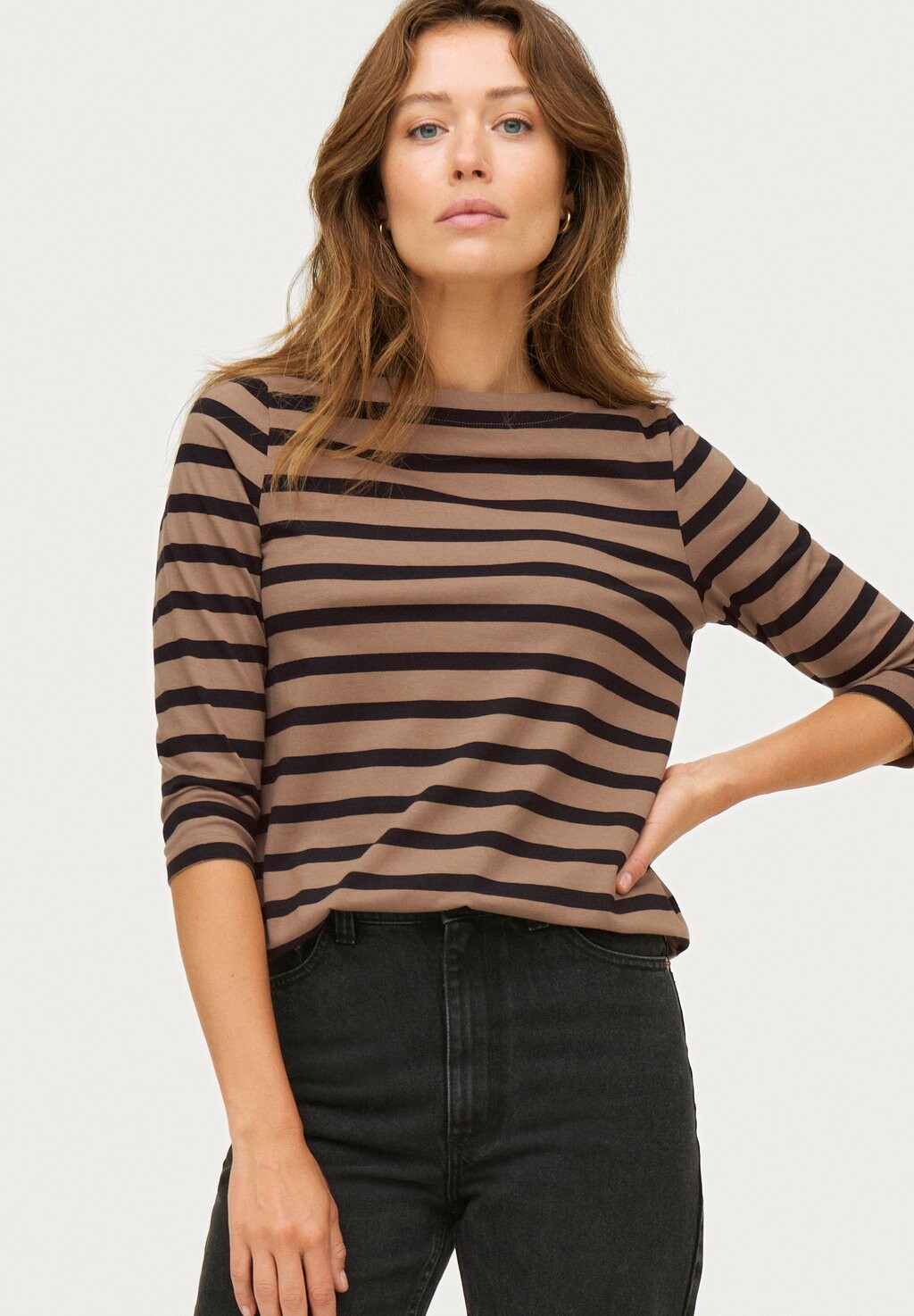 Рубашка с длинными рукавами ANNA Ellos Collection, цвет braun-schwarz gestreift
Рубашка с длинными рукавами ANNA Ellos Collection, цвет braun-schwarz gestreift